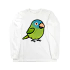 Cody the LovebirdのChubby Bird トガリオインコ ロングスリーブTシャツ