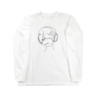 PaPoちゃん！！のペン描きベッドホンくん Long Sleeve T-Shirt