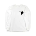 Number8（ナンバーエイト）の星柄ワンポイント Long Sleeve T-Shirt