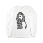 Gallery7のwoman's face#1 Long Sleeve T-Shirt