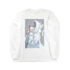 たろうのほっぺの猫フードGirl Long Sleeve T-Shirt