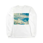 ひょうたん翠の空シリーズ・電波塔と鰯雲 ロングスリーブTシャツ