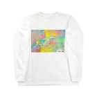 ﾌﾗﾜｰﾎｴｰﾙ　とかげのちづっこのフトアゴヒゲとかげちゃん Long Sleeve T-Shirt