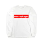 十織のお店のmacrophages ロングスリーブTシャツ