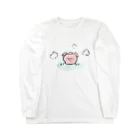 温泉グッズ@ブーさんとキリンの生活のブーさん温泉 Long Sleeve T-Shirt