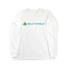 HelloWorld_suzuriのHelloWorld ロングスリーブTシャツ