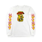 チャンピオンカレー＠SUZURI店のChampion's Curry×KENTOO "HOT ROD" Long Sleeve T-Shirt