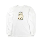 ＋Whimsyの蕎麦打ちねこ Long Sleeve T-Shirt