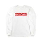 City FashionのFuck Covid-19 ロングスリーブTシャツ