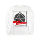 空気椅子のABC「staff photographer」ロゴ Long Sleeve T-Shirt