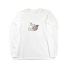 Yoctosec.DesignのYoctosec 悟り猫 Long Sleeve T-Shirt