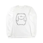 SleepingMuseumの森クマオーバーソウルTシャツ ロングスリーブTシャツ