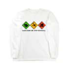 さちこの生物雑貨のロードキル注意　八重山編 Long Sleeve T-Shirt