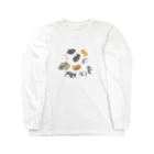 大賀一五の店の饅頭餅々転々 Long Sleeve T-Shirt