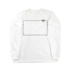 Remarkable Itemsの切り抜き線（黒） Long Sleeve T-Shirt