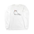 one-naacoのふり返りツートーンオカメインコ ロングスリーブTシャツ