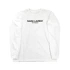 おもしろいTシャツ屋さんのSAUNA LAIRENT TOTONOU サウナローラン 整う Long Sleeve T-Shirt