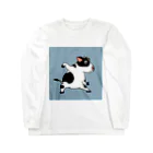 bull-worksの牛くんの太極拳　B Long Sleeve T-Shirt