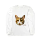 猫カフェ ぶぅたんグッズショップの絵文字トコちゃん Long Sleeve T-Shirt