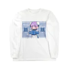 かやましそのチャイナブルー Long Sleeve T-Shirt