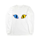 Mekki屋さんのねこおめめ Long Sleeve T-Shirt