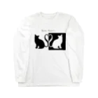 cat hand worksのNyan Heart. ロングスリーブTシャツ