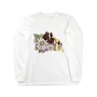 Lichtmuhleのお花とモルモット07 Long Sleeve T-Shirt