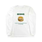 Vintage na Teatime（紅茶好き）のスコーン大好き Long Sleeve T-Shirt