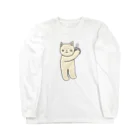 ＋Whimsyのバーテンダーねこ ロングスリーブTシャツ