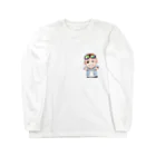 バカラ社長♣︎のしゃっちょグッズ Long Sleeve T-Shirt