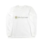 Mrs.Succulentのミセスサキュレントロゴ Long Sleeve T-Shirt