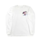 🤍一ノ瀬 彩 🐇⸒⸒ suzuri支店🤍の一ノ瀬彩ちびｷｬﾗ【ﾆｺｲｽﾞﾑ様Design】 Long Sleeve T-Shirt