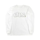 4kakeクリエイティブワーク SUZURI SHOPのBEEAR GA #1 beige Long Sleeve T-Shirt