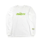 Creamy_PythonのCRMYPYTN #Lime_Green  ロングスリーブTシャツ