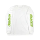 Creamy_PythonのCRMYPYTN #Lime_Green  ロングスリーブTシャツ