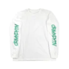 Creamy_PythonのCRMYPYTN #mint_Green ロングスリーブTシャツ