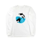 そいそいソイラテの海の王者シャチ Long Sleeve T-Shirt