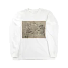 メディア木龍・谷崎潤一郎研究のつぶやきグッズのお店の夢応の鯉魚L Long Sleeve T-Shirt