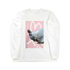 ぽぽこ🐰SHOPのくしくしバニラたん. ハートver Long Sleeve T-Shirt