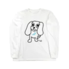 パンキーくんのパンキーくん　モノライン　ブルーP Long Sleeve T-Shirt