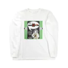 ポッパレのOJISAN TUNER ペダルチューナー Long Sleeve T-Shirt