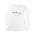 あなほり北狼屋のスベスベマンジュウガニとスベモチアザラシ Long Sleeve T-Shirt