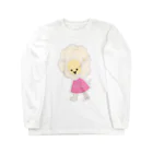 pipro(ぴぷろ)のヒツジサン(ponchozoo) Long Sleeve T-Shirt