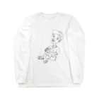 inyangの体躯座りboy Long Sleeve T-Shirt