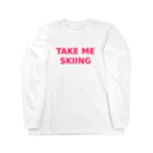 prinaのTAKE ME SKIING red Long Sleeve T-Shirt