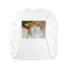 サボニャンSHOPの月下美人 長袖Tシャツ Long Sleeve T-Shirt