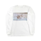 キャラメル色のメルちゃんのお昼寝ネコチャン 完全寝てるバージョン Long Sleeve T-Shirt