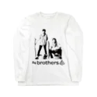 カクウブランドの≒brothers（ロゴ2） ロングスリーブTシャツ