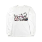 ぽいんとすのたまには飲みたい夜もあるぱか Long Sleeve T-Shirt