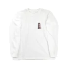 puikkoのモアイ像2（ワンポイント） Long Sleeve T-Shirt